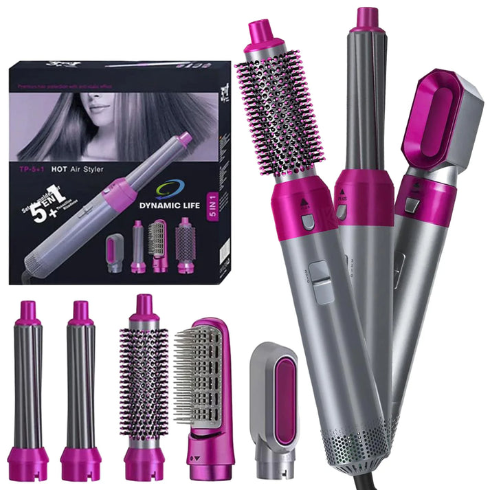Hot Hair Brush 5 in 1 – فرشاة الشعر الساخنة 5 في 1