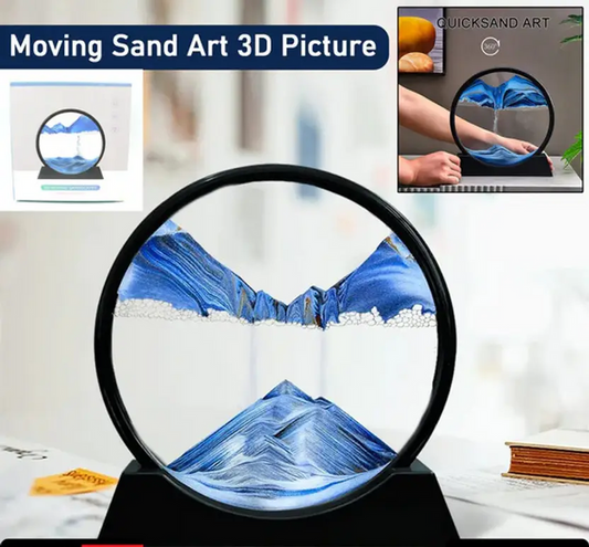 Blue Hourglass decor - ديكور الساعة الرملية الزرقاء